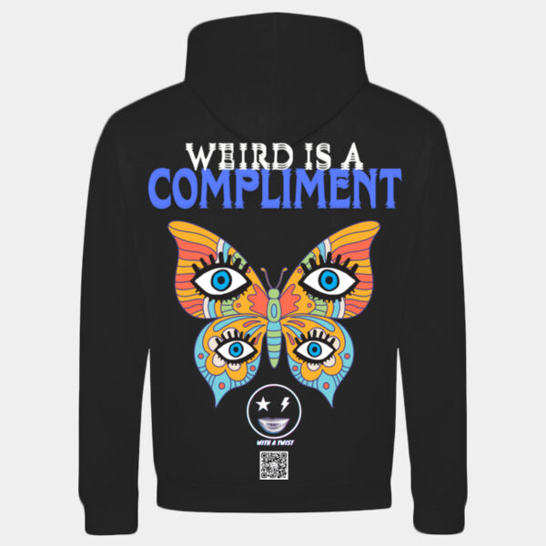 Weird is a Compliment – Varsity Hoodie Thumbnail