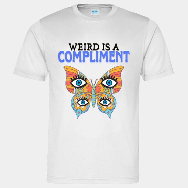 Weird is a Compliment – White T-shirt Thumbnail